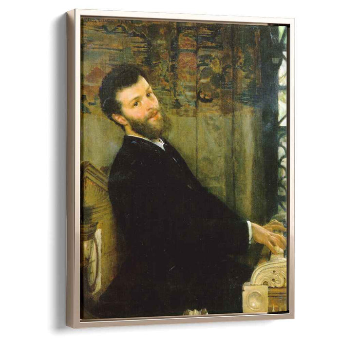 Portrait of the Singer George Henschel (1879) by Sir Lawrence Alma-Tadema