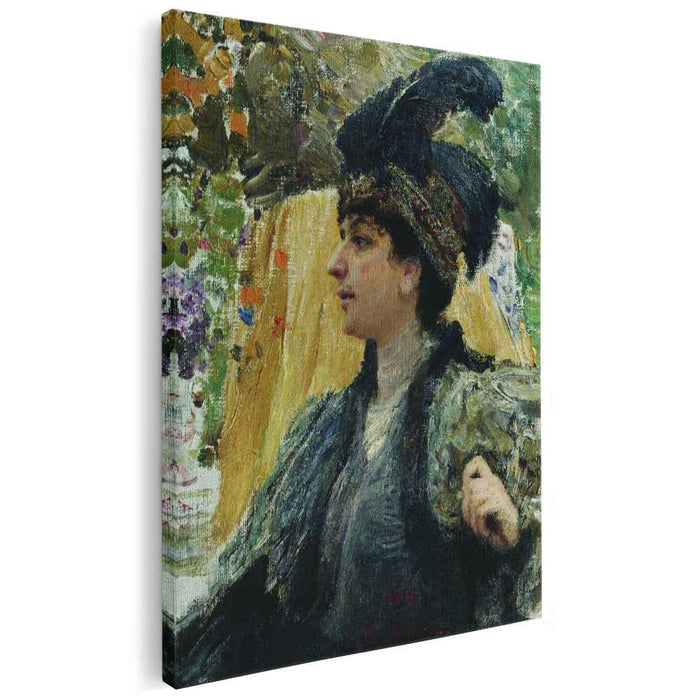 Portrait of V. V. Verevkina (1916) by Ilya Repin