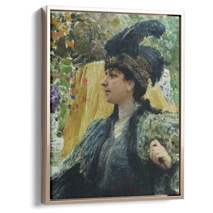 Portrait of V. V. Verevkina (1916) by Ilya Repin