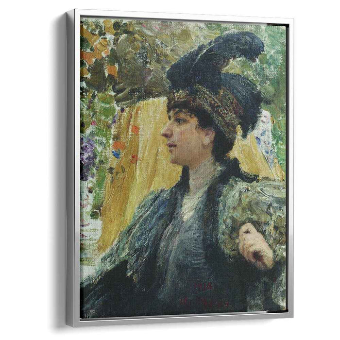 Portrait of V. V. Verevkina (1916) by Ilya Repin