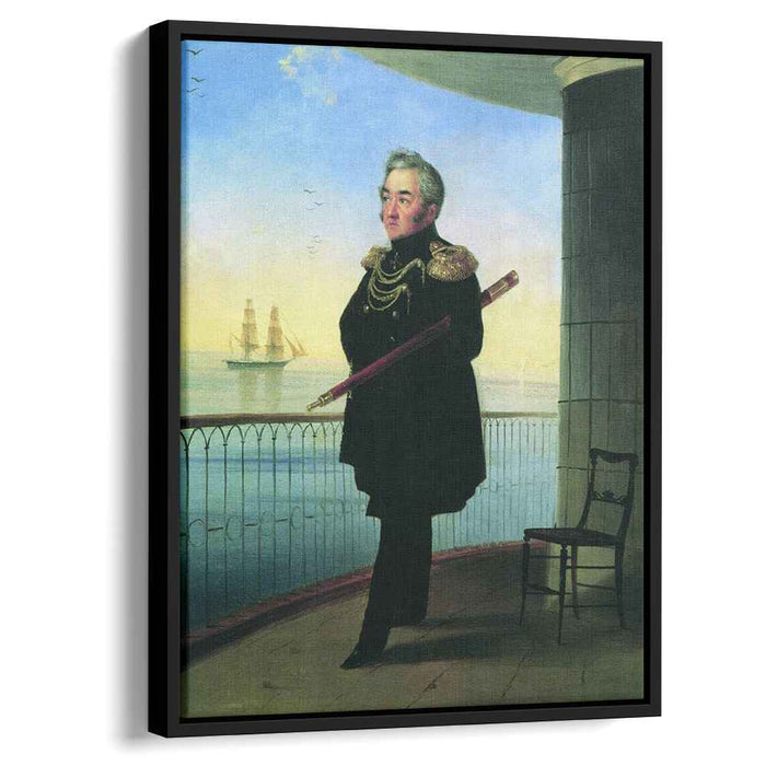 Portrait of Vice Admiral M.P. Lazarev (1839) by Ivan Aivazovsky