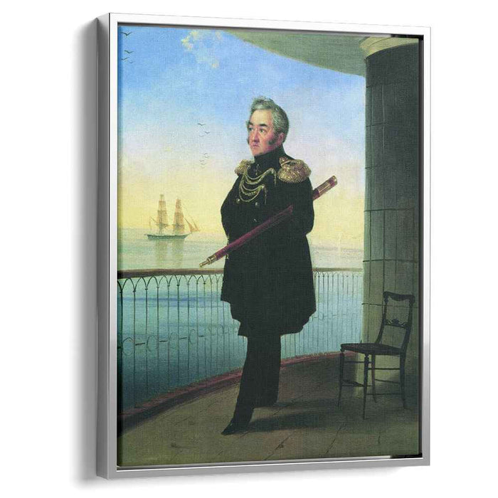 Portrait of Vice Admiral M.P. Lazarev (1839) by Ivan Aivazovsky