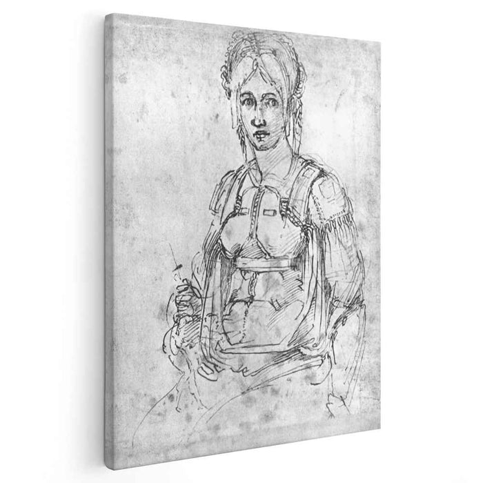 Portrait of Vittoria Colonna (1540) by Michelangelo
