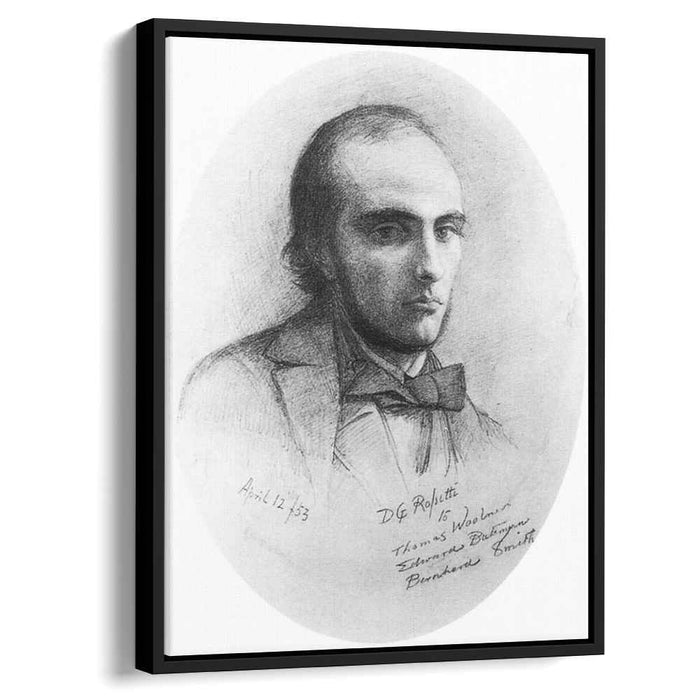 Portrait of William Rossetti (orange) (1853) by Dante Gabriel Rossetti