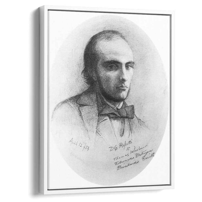 Portrait of William Rossetti (orange) (1853) by Dante Gabriel Rossetti