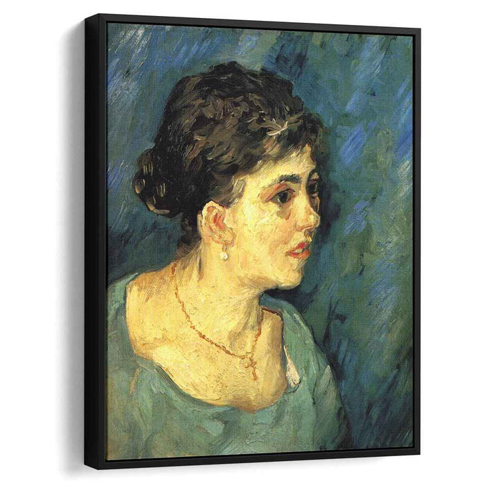 Portrait of Woman in Blue (1885) by Vincent van Gogh