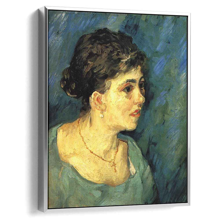 Portrait of Woman in Blue (1885) by Vincent van Gogh