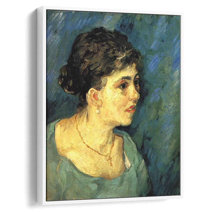 Portrait of Woman in Blue (1885) by Vincent van Gogh