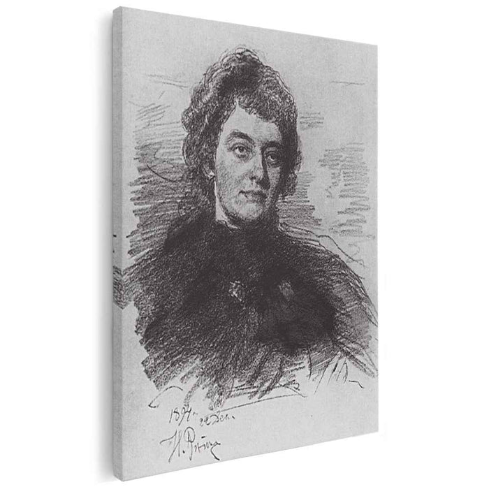 Portrait of Zinaida Nikolayevna Gippius (1894) by Ilya Repin