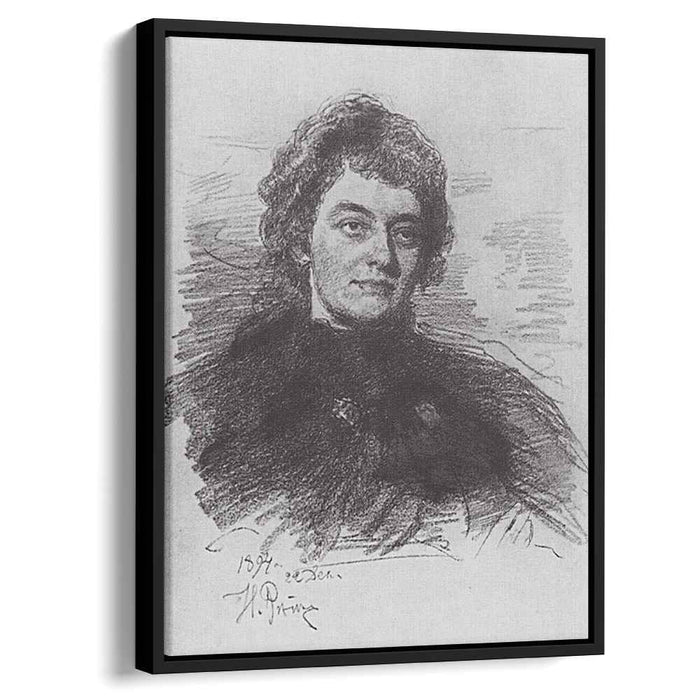 Portrait of Zinaida Nikolayevna Gippius (1894) by Ilya Repin