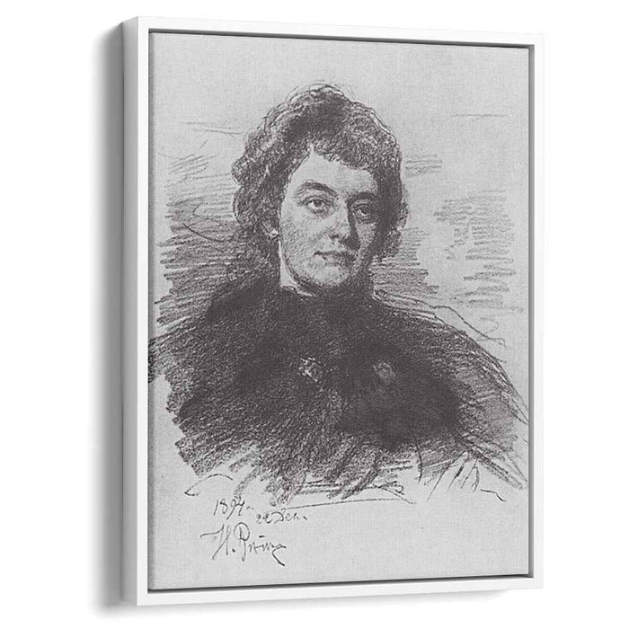 Portrait of Zinaida Nikolayevna Gippius (1894) by Ilya Repin