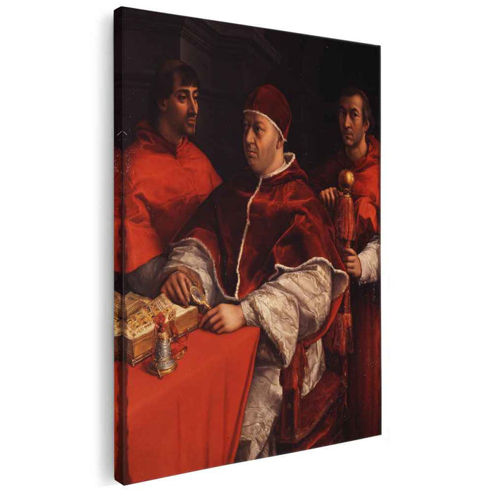 Portraits of Leo X, Cardinal Luigi de' Rossi and Giulio de Medici by Raphael