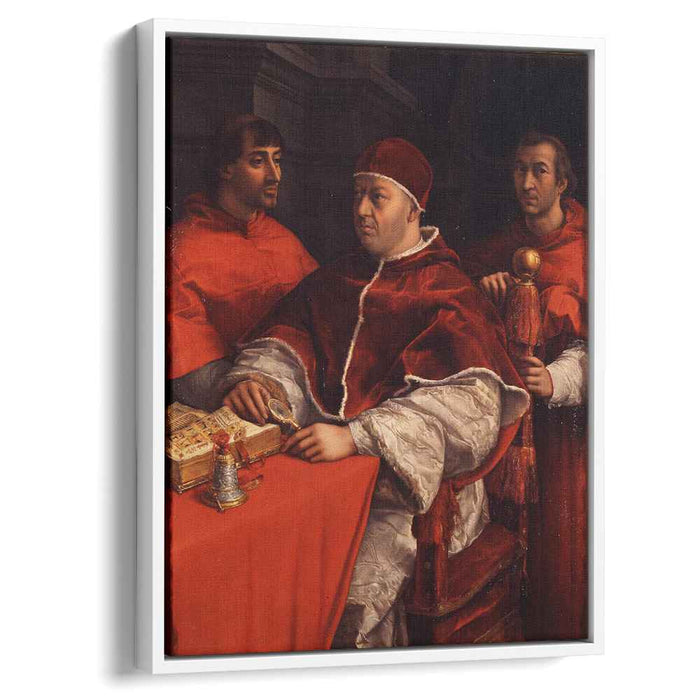 Portraits of Leo X, Cardinal Luigi de' Rossi and Giulio de Medici by Raphael