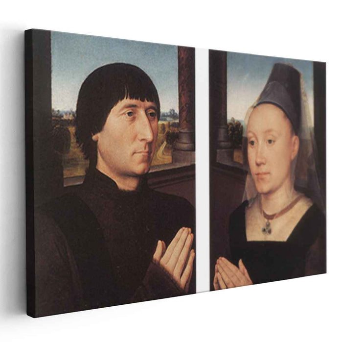 Portraits of Willem Moreel and His Wife (1482) by Hans Memling