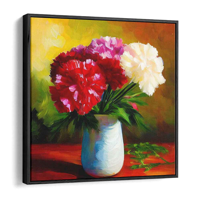 Weightless Blossoms: Lifelike Floral Still Life Canvas Art