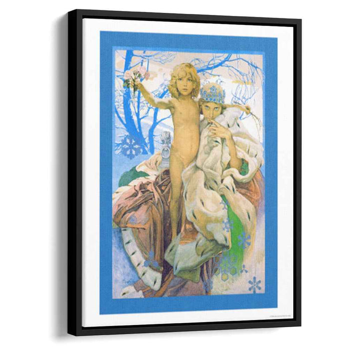 Poster presentation of Andersen's Snow Queen by Alphonse Mucha