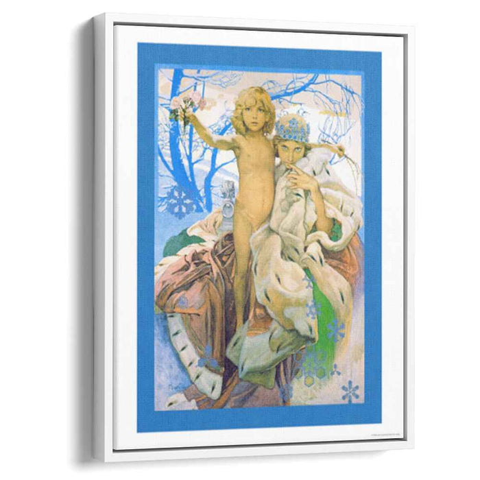 Poster presentation of Andersen's Snow Queen by Alphonse Mucha