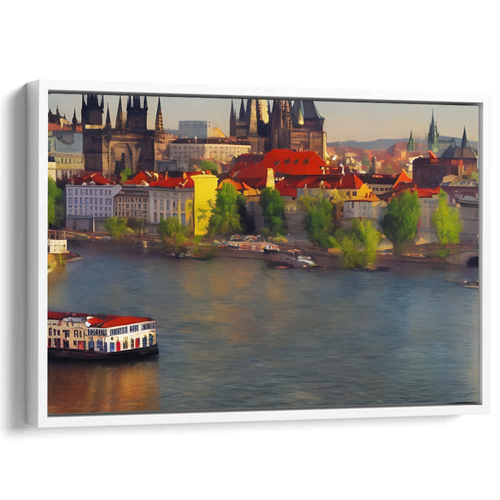 Echoes of Old Cobblestone Streets: European Cityscape with Historic Charm