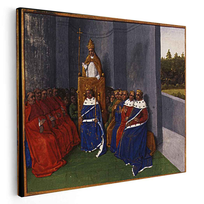 Preaching the First Crusade at Clermont (1460) by Jean Fouquet