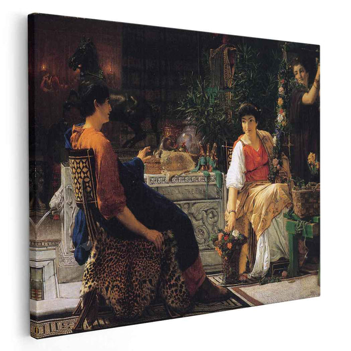 Preparations for the Festivities (1866) by Sir Lawrence Alma-Tadema