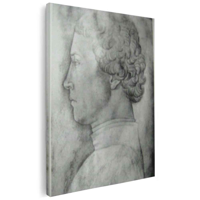 Profile of a man (1448) by Jacopo Bellini