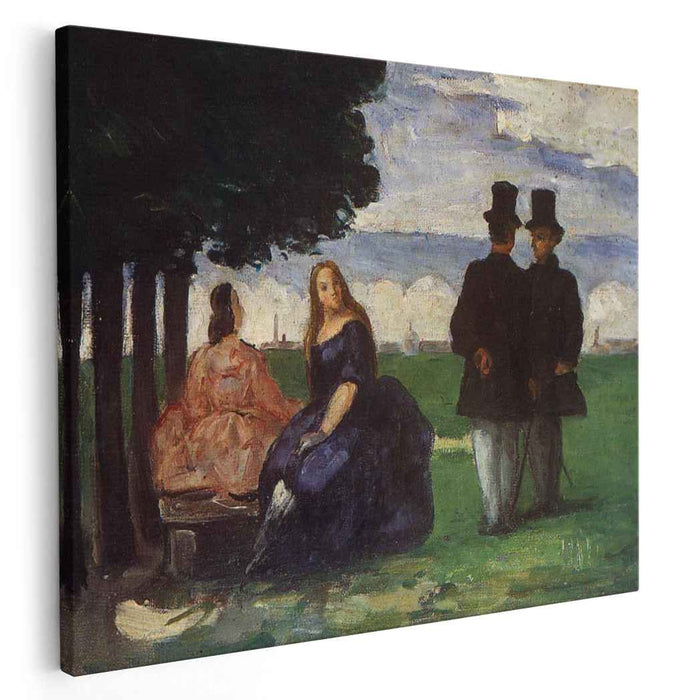 Promenade (1866) by Paul Cezanne