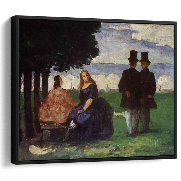 Promenade (1866) by Paul Cezanne