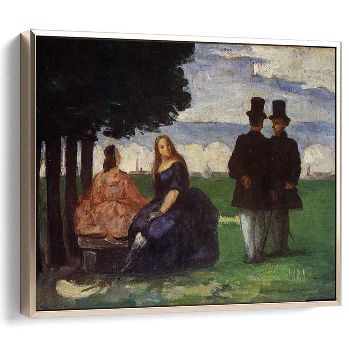 Promenade (1866) by Paul Cezanne