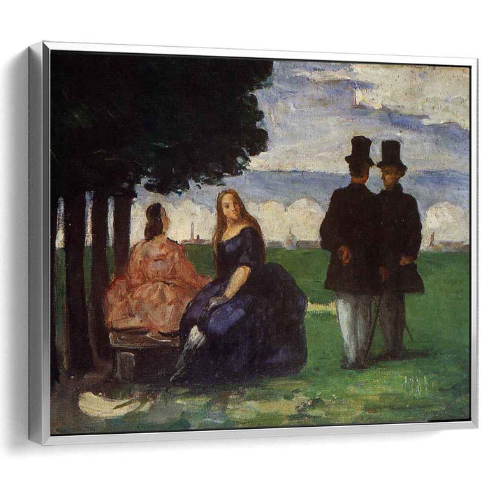 Promenade (1866) by Paul Cezanne