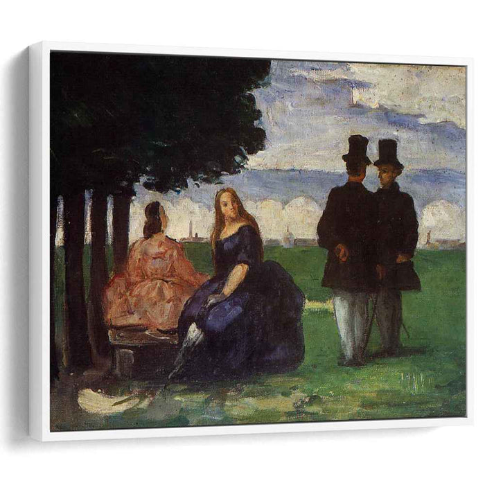 Promenade (1866) by Paul Cezanne