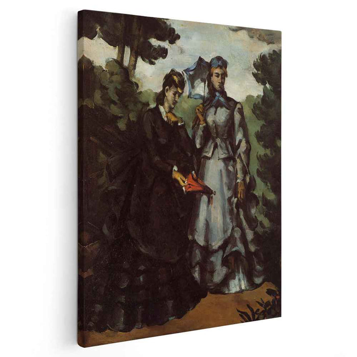 Promenade (1871) by Paul Cezanne