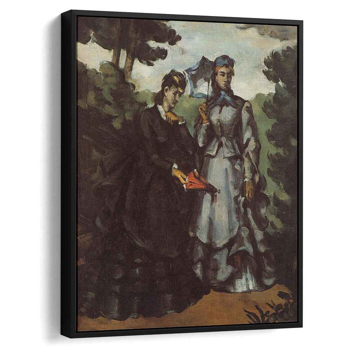 Promenade (1871) by Paul Cezanne