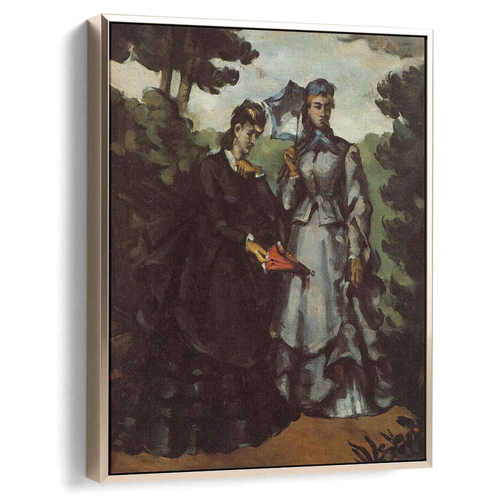 Promenade (1871) by Paul Cezanne