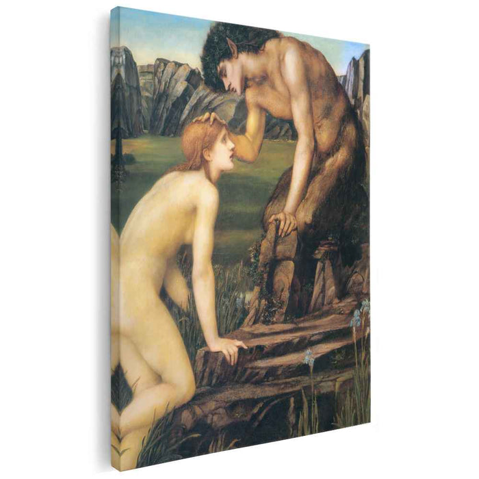 Psyche and Pan (1874) by Edward Burne-Jones