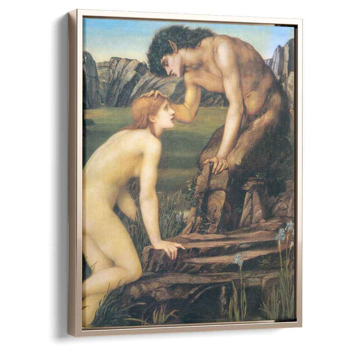 Psyche and Pan (1874) by Edward Burne-Jones