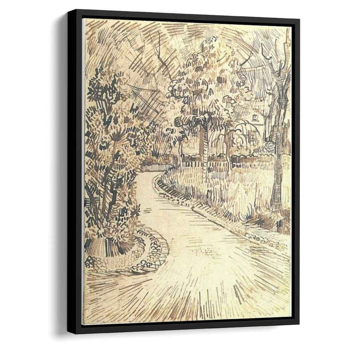 Public Garden with a Corner of the Yellow House (1888) by Vincent van Gogh