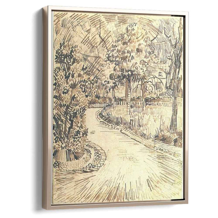 Public Garden with a Corner of the Yellow House (1888) by Vincent van Gogh