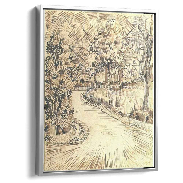 Public Garden with a Corner of the Yellow House (1888) by Vincent van Gogh