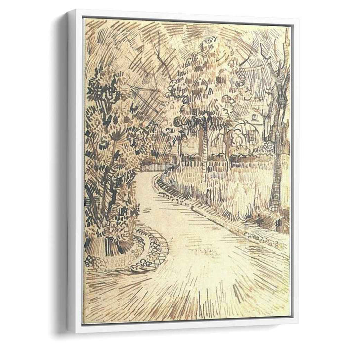 Public Garden with a Corner of the Yellow House (1888) by Vincent van Gogh