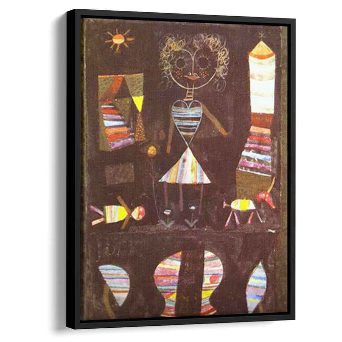 Puppet theater (1923) by Paul Klee