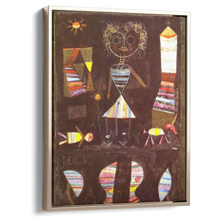 Puppet theater (1923) by Paul Klee