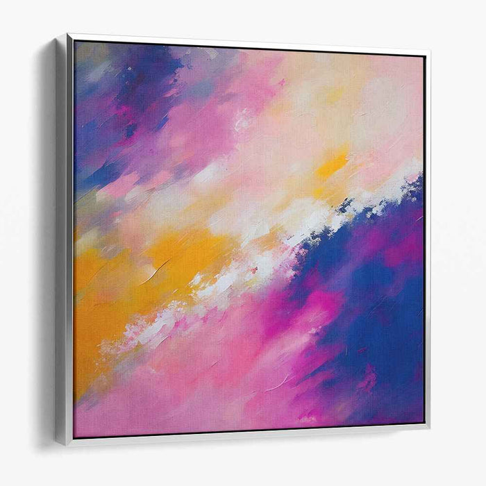 Ephemeral Energy Dance: Dynamic Abstract Expressionist Canvas Art Print
