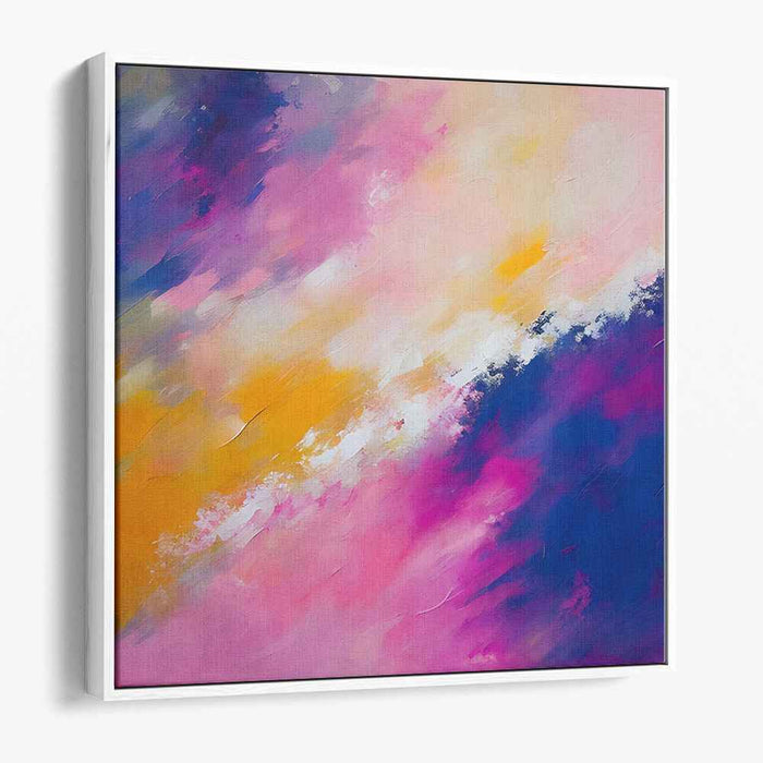Ephemeral Energy Dance: Dynamic Abstract Expressionist Canvas Art Print