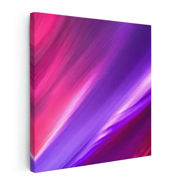 Cosmic Mist of Mauve: Abstract Purple and Magenta Canvas Art Print