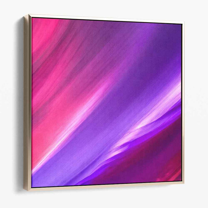 Cosmic Mist of Mauve: Abstract Purple and Magenta Canvas Art Print