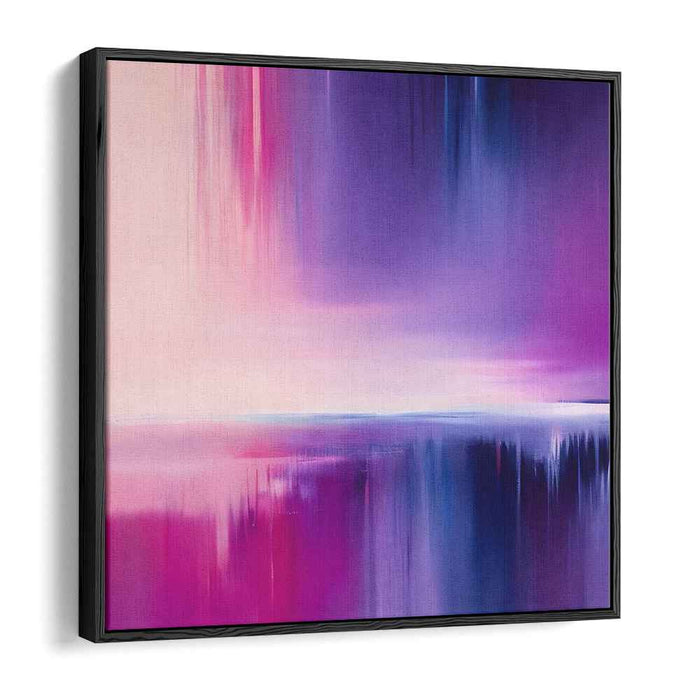 Amethyst Ripples: Abstract Cascade in Purple and Pink