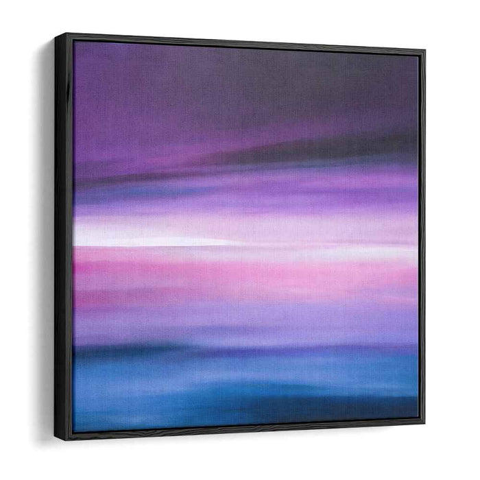 Lavender Twilight: Serene Abstract Seascape Canvas Art