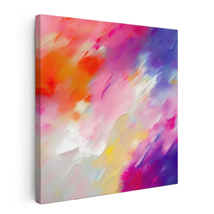 Melody of Colors: A Vivid Abstract Symphony Canvas Art Print