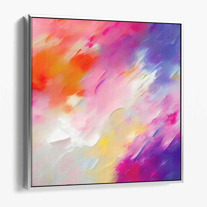 Melody of Colors: A Vivid Abstract Symphony Canvas Art Print