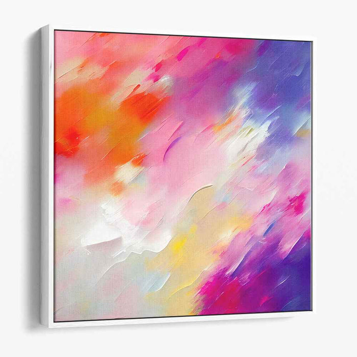 Melody of Colors: A Vivid Abstract Symphony Canvas Art Print